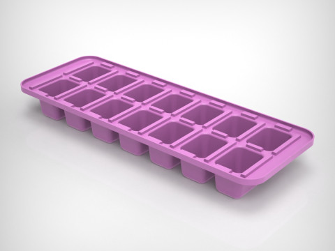 冰块托盘 3D 打印模型