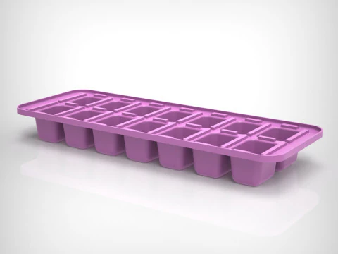 Vassoio per cubetti di ghiaccio Modello di stampa 3D