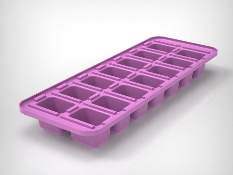 冰块托盘 3D 打印模型