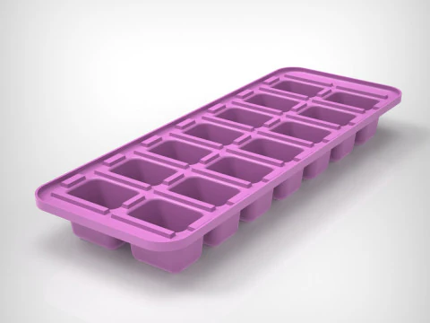 Vassoio per cubetti di ghiaccio Modello di stampa 3D
