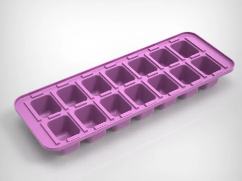 Vassoio per cubetti di ghiaccio Modello di stampa 3D