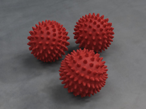 Масажний м'яч з шипами 3D Принт Модель