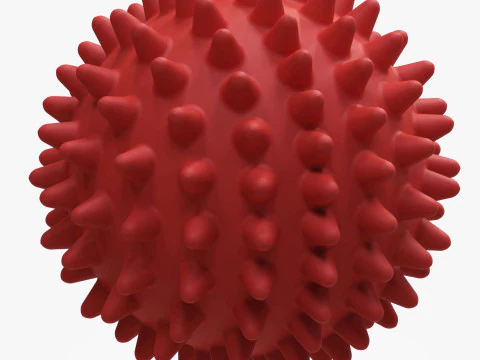 Spiked Massage Ball 3D Print Model