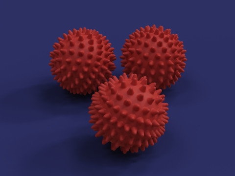 Масажний м'яч з шипами 3D Принт Модель