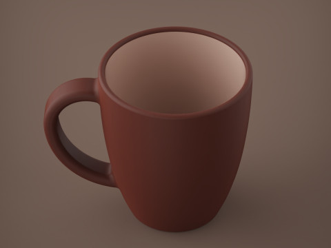 Cangkir Model Cetak 3D