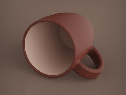 Cangkir Model Cetak 3D