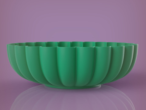 Dekoratif Kase 3D Baskı Modeli