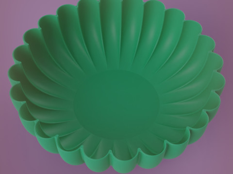 Dekoratif Kase 3D Baskı Modeli