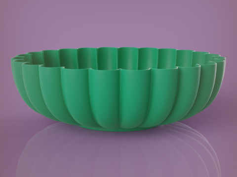 Dekoratif Kase 3D Baskı Modeli