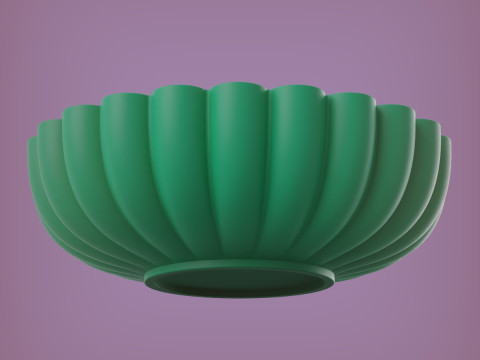 Dekoratif Kase 3D Baskı Modeli