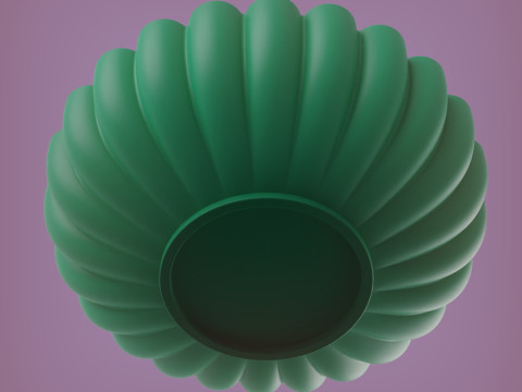 Dekoratif Kase 3D Baskı Modeli