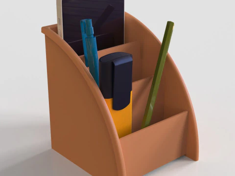 Desk Organizer 3D Print Model