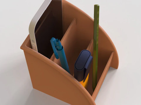 Desk Organizer 3D Print Model