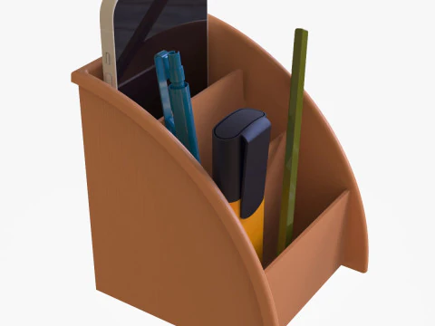 Desk Organizer 3D Print Model