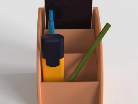 Desk Organizer 3D Print Model