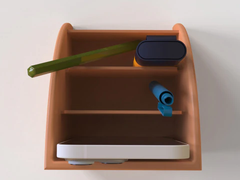 Desk Organizer 3D Print Model