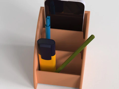 Desk Organizer 3D Print Model