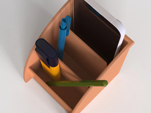 Desk Organizer 3D Print Model