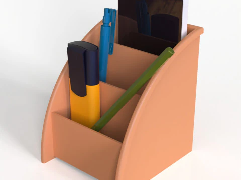 Desk Organizer 3D Print Model