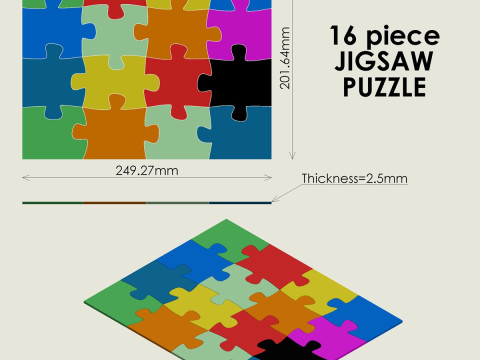 Puzzle Modello di stampa 3D