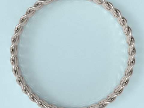 Chain Bracelet 3D Print Model