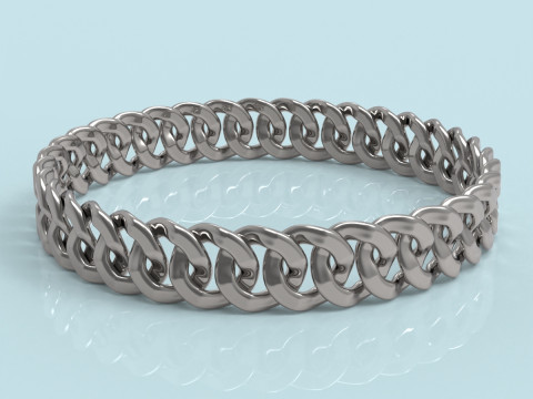 Chain Bracelet 3D Print Model