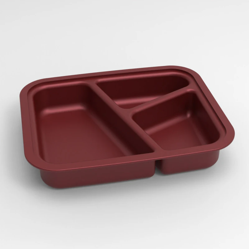 Lunch Plate 3D Print Model .c4d .max .obj .3ds .fbx .stl .blend 