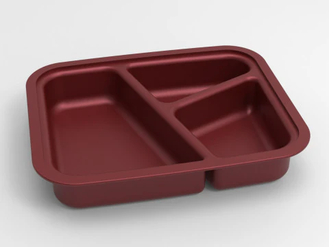 Lunch Plate 3D Print Model