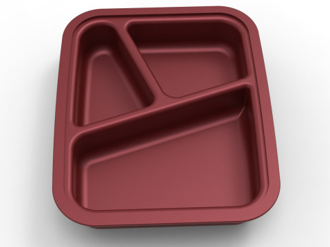 Assiette D&eacute;jeuner Modèles 3D en vedette