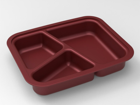 Assiette D&eacute;jeuner Modèles 3D en vedette