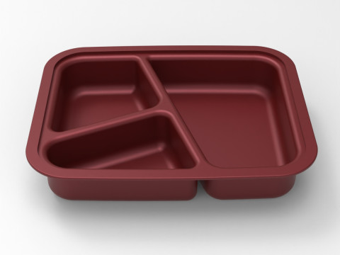 Assiette D&eacute;jeuner Modèles 3D en vedette