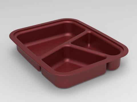 Assiette D&eacute;jeuner Modèles 3D en vedette