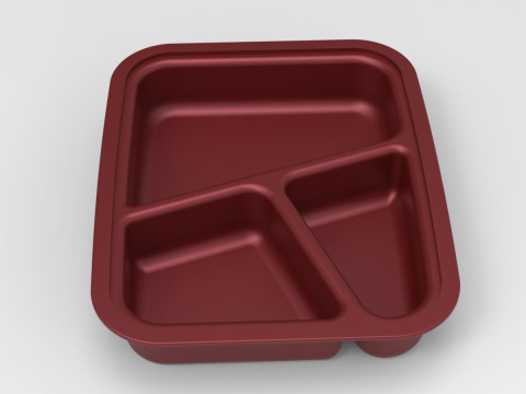 Assiette D&eacute;jeuner Modèles 3D en vedette