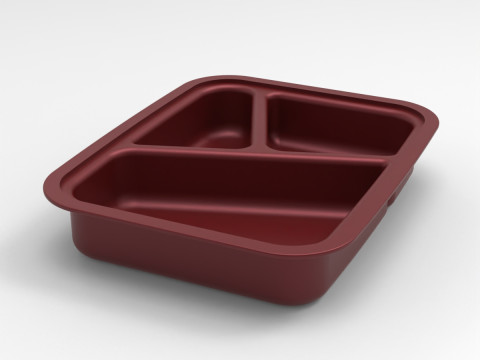 Assiette D&eacute;jeuner Modèles 3D en vedette