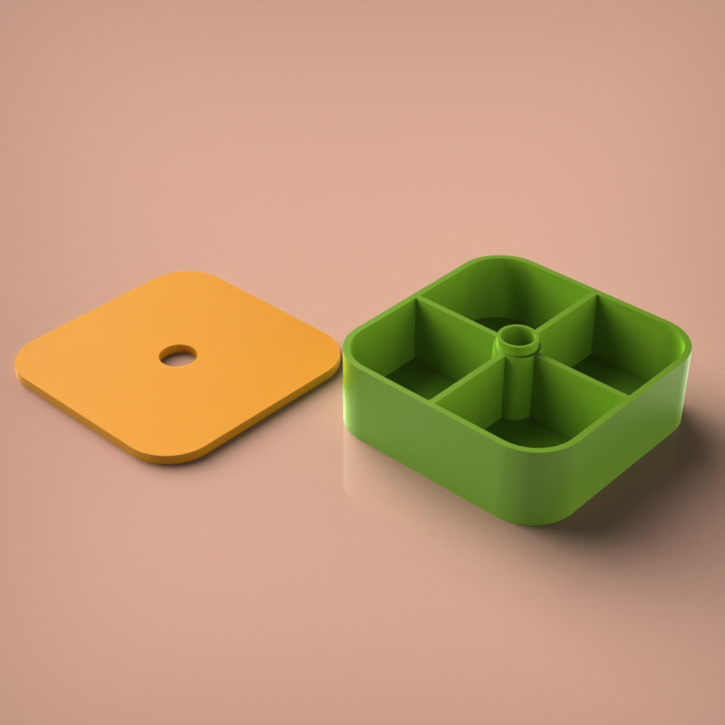 संग्रहण का डिब्बा 3D प्रिंट मॉडल .c4d .max .obj .3ds .fbx .stl .blend 