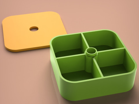 संग्रहण का डिब्बा 3D प्रिंट मॉडल