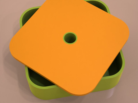 संग्रहण का डिब्बा 3D प्रिंट मॉडल