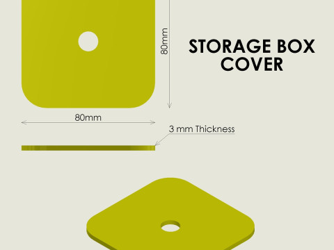 संग्रहण का डिब्बा 3D प्रिंट मॉडल