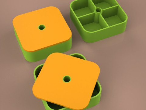 संग्रहण का डिब्बा 3D प्रिंट मॉडल