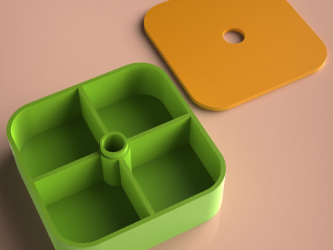 संग्रहण का डिब्बा 3D प्रिंट मॉडल