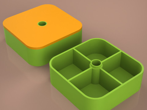 संग्रहण का डिब्बा 3D प्रिंट मॉडल