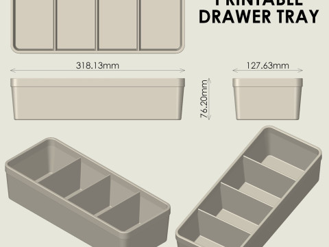 Taca szuflady Model do druku 3D
