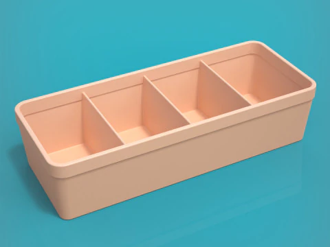 Drawer Tray 3D Print Model