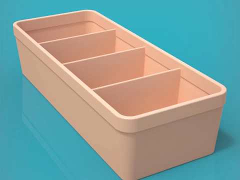 Drawer Tray 3D Print Model