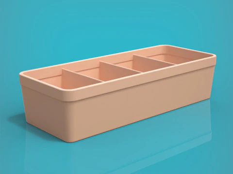 Drawer Tray 3D Print Model