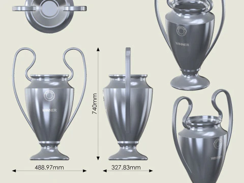 Trophy 3D Print Model