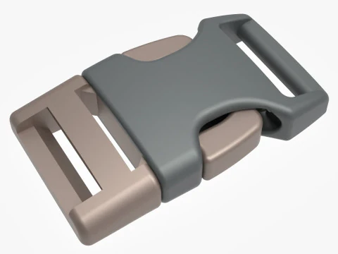 Snap Buckle 3D Print Model