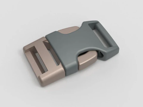 Fibbia a scatto Modello di stampa 3D