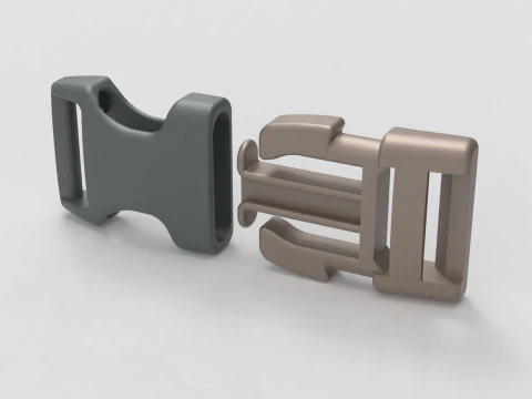 Fibbia a scatto Modello di stampa 3D