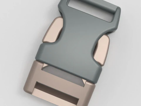 Fibbia a scatto Modello di stampa 3D